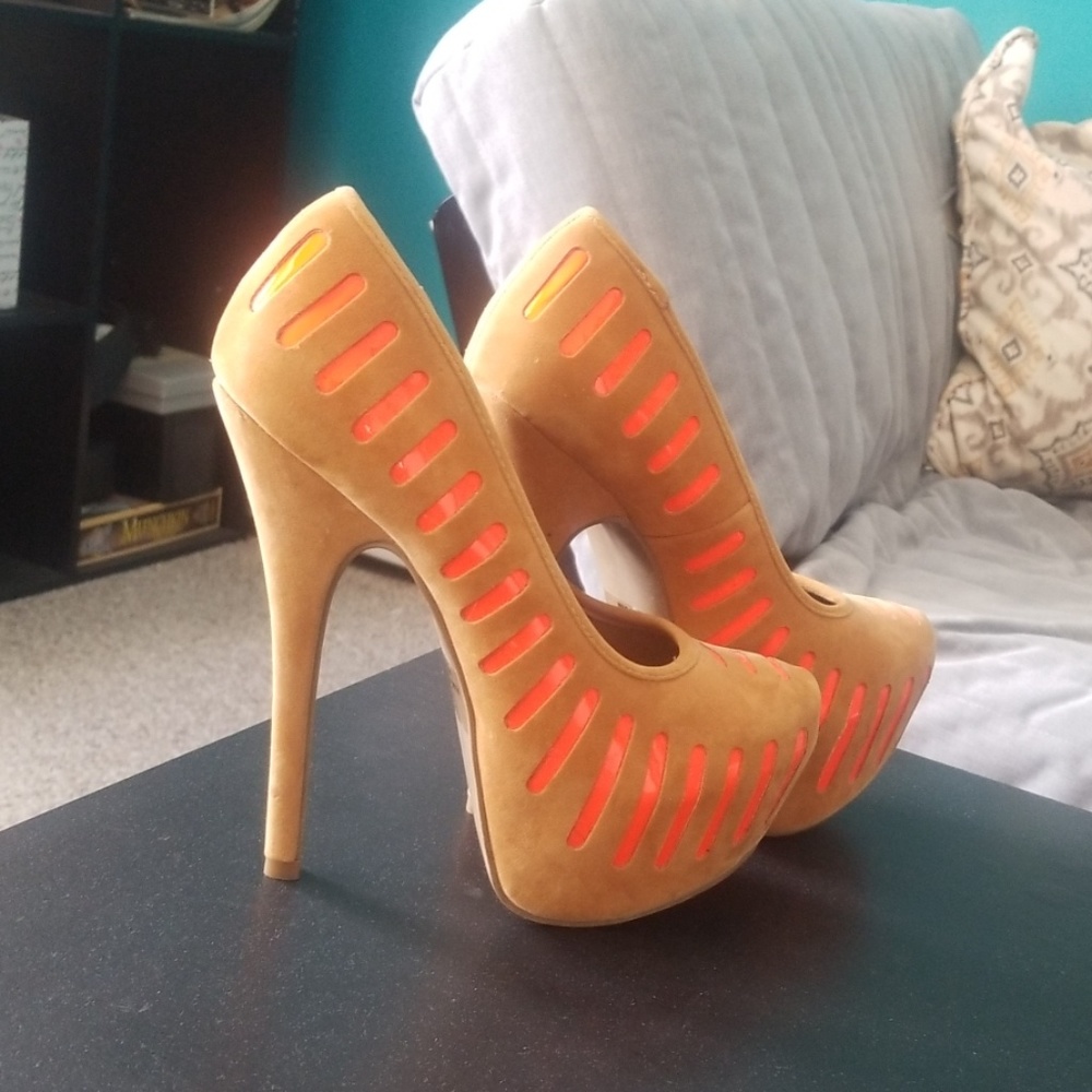 Beautiful summer high heels